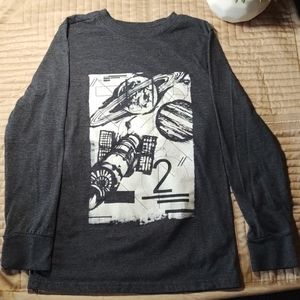 Grey Planetary Long sleeve Shirt
